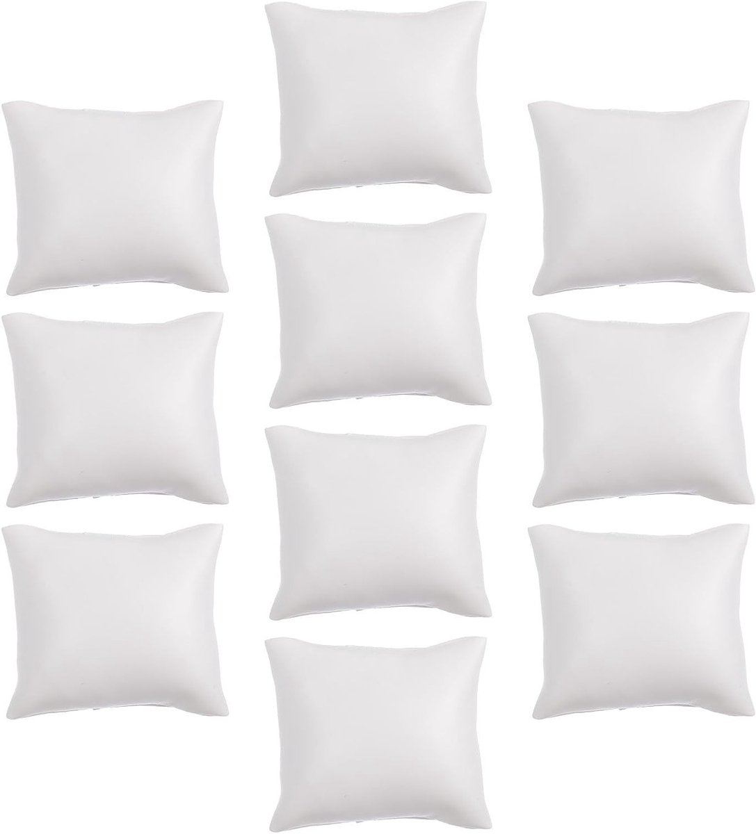 10 Stuks Horloge Box Kussens voor Armbanden en Horloges - Luxe PU Leer Organizer voor Sieraden en Horlogeopslag