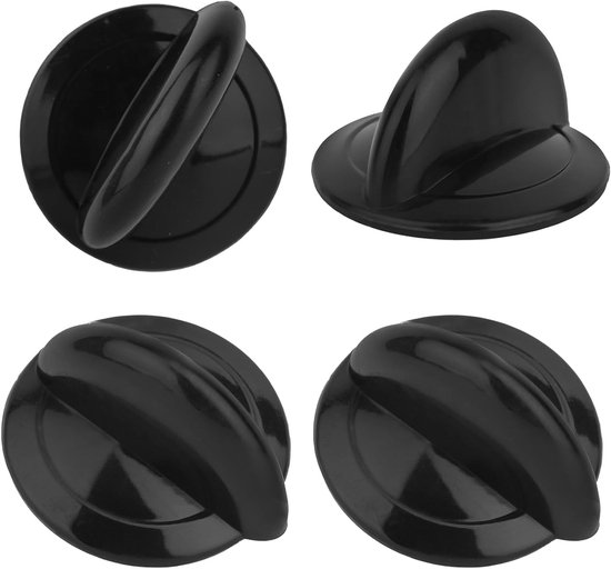 4 vervangende knoppen Geschikt voor Crockpot SCV700-CH-BR slowcooker, inclusief de verstelbare temperatuurregelknop.