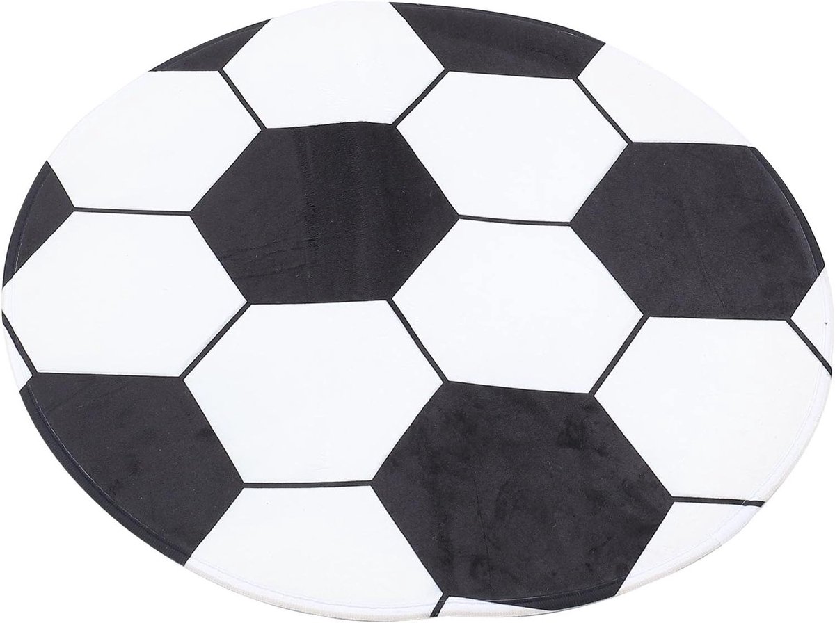 Decoratieve ronde voetbalmat voor kinderslaapkamers, speelkamers en ingangen - Speelgoed, Interieur, Kindvriendelijk