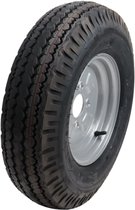 Roue complète 10 pouces - pneu 5.00-10 + jante - Pas Opel: 4x100 - 440 kg - 6PR - diamètre moyeu 60 mm