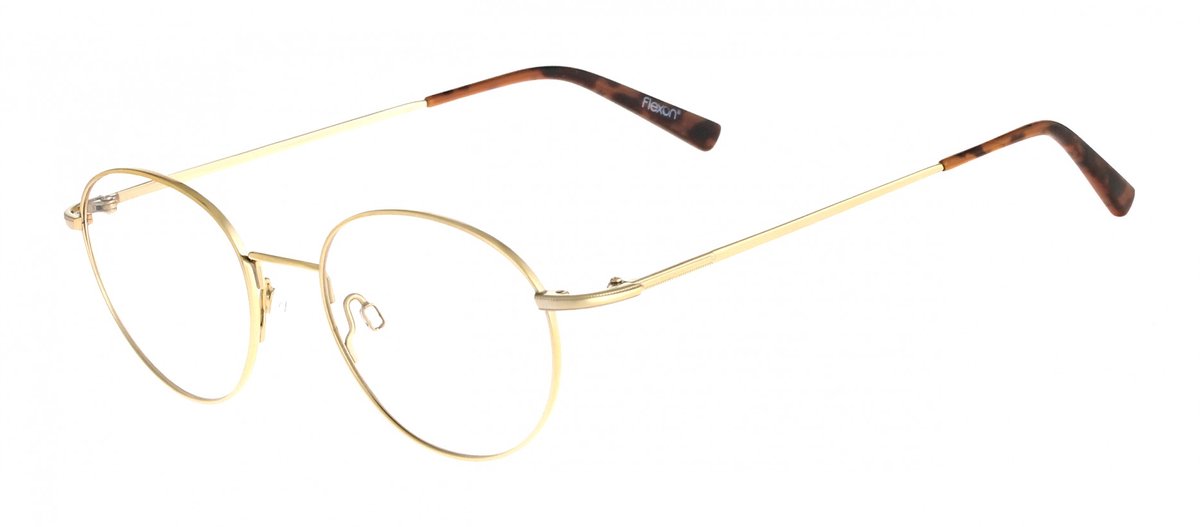 Flexon FLEXON EDISON 600 (710) light gold 47/19/140 MAN Brilmonturen