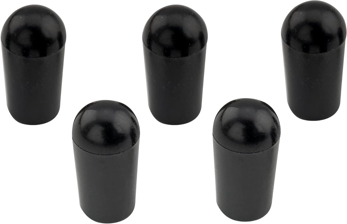 Guitar LP Schakelknop voor 3 Modi - M4 Toggle Switch Caps voor Epiphone Les Paul, Zwart (5 stuks)