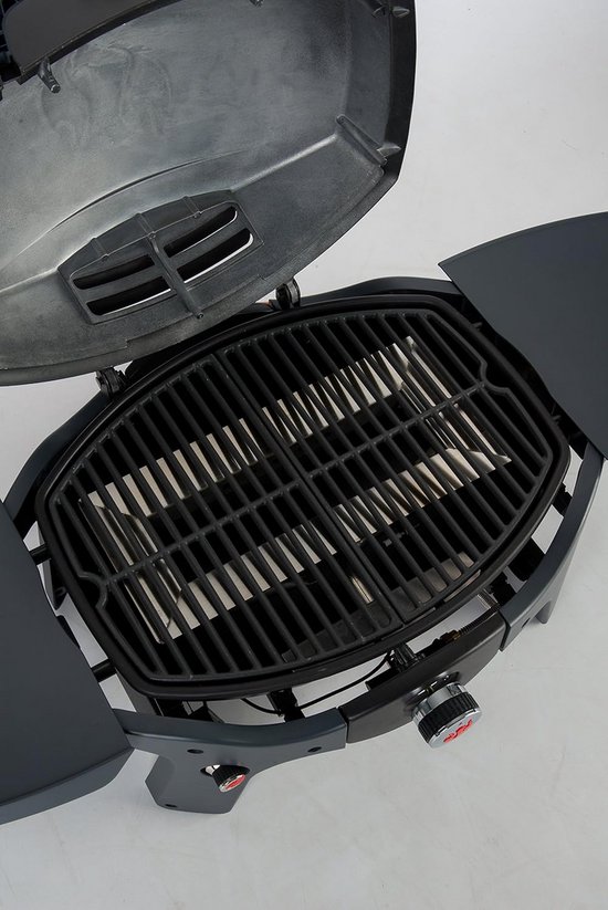 Landmann Pantera 1.0 Barbecue - Gasbarbecue - Mobiel - Gietijzeren Grillrooster - Elektrische Ontsteking - Zwart - Tafelmodel - Compact van Landmann — afbeelding 4