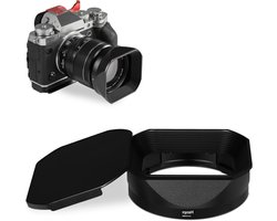 Vierkante Metalen Lenskap voor Fujifilm XF18-55mm en XF 14mm Lensen - Geschikt voor XT5, X-T4, XT50 en XH2 Camera's - Bescherming, Vermindering van Flare, Verbeterde Beeldkwaliteit