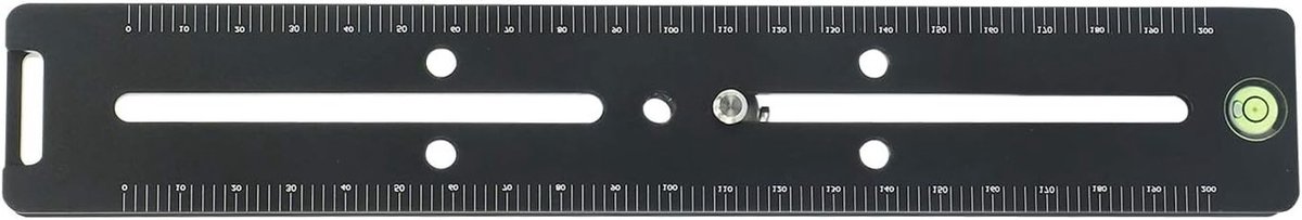 Universele Quick Release Plaat 240mm voor Statief met Handverstelbare RVS Schroef, Geschikt voor Arca Swiss en Ball Head Systemen