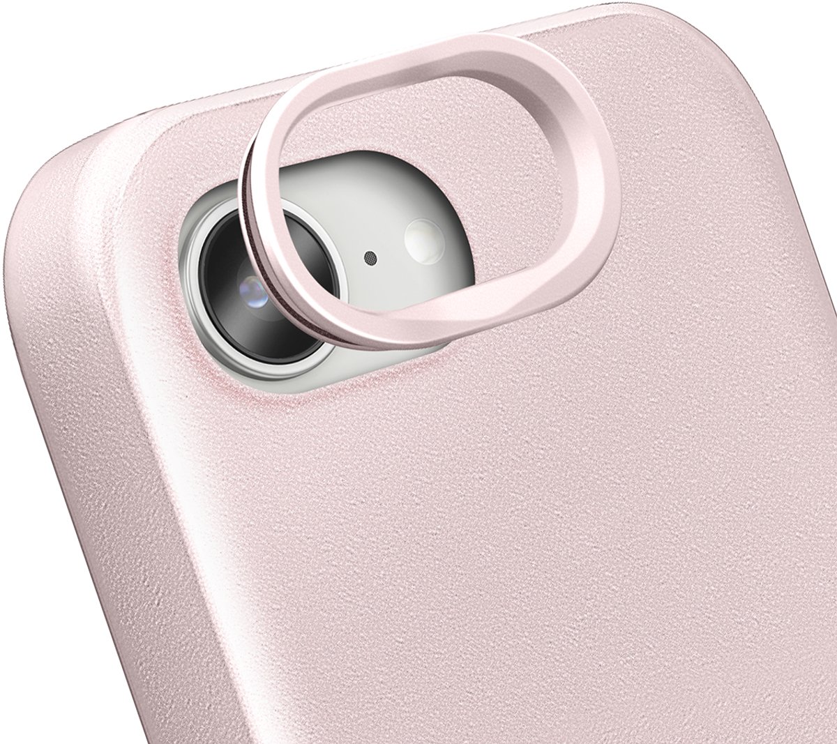 Rhinoshield, Camerabescherming Geschikt voor Apple iPhone 16e Lensrand Anti-kras, Roze