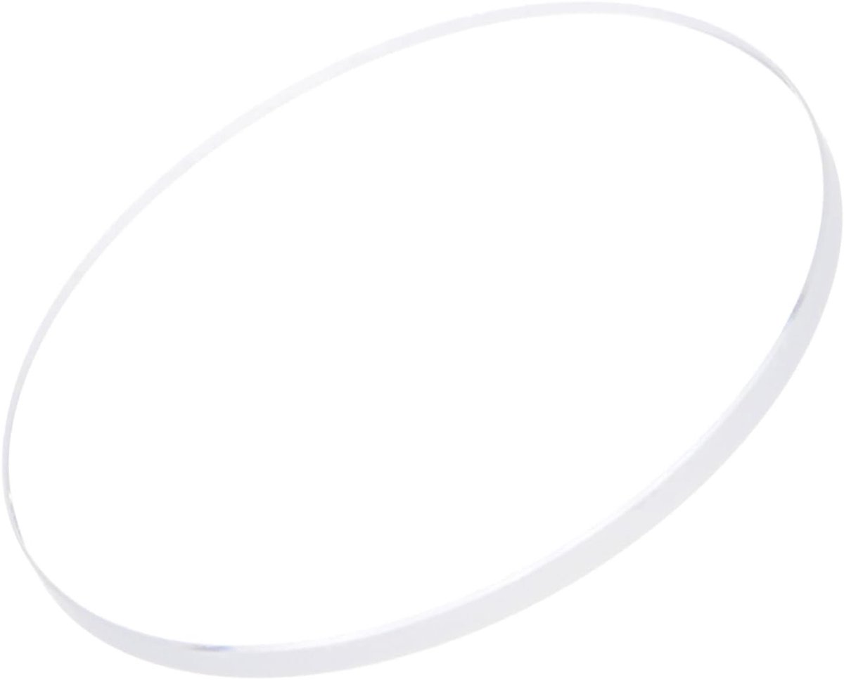 Ronde, platte horlogeglas vervangingslens van mineraal, diameter 31mm, dikte 1.5mm voor horlogemakers en doe-het-zelf reparaties