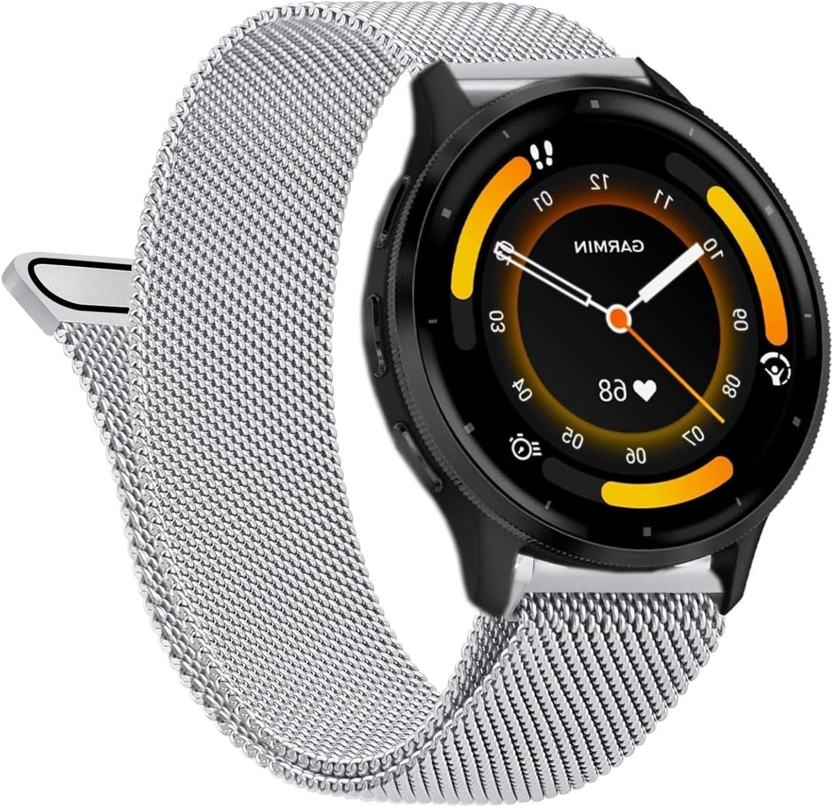 Stijlvolle Milanaise Metaal Band voor Garmin Venu 3, Forerunner 255/265 en Samsung Galaxy Watch 3 - 22mm Magnetische Horlogeband voor Mannen en Vrouwen