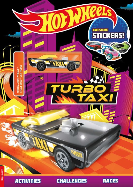Hot Wheels™: Turbo Taxi (with stickers and Hot Wheels™ S ... - cover