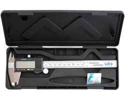 digitale schuifmaat 150 mm - schuifmeter - schuifpasser - meter - satra