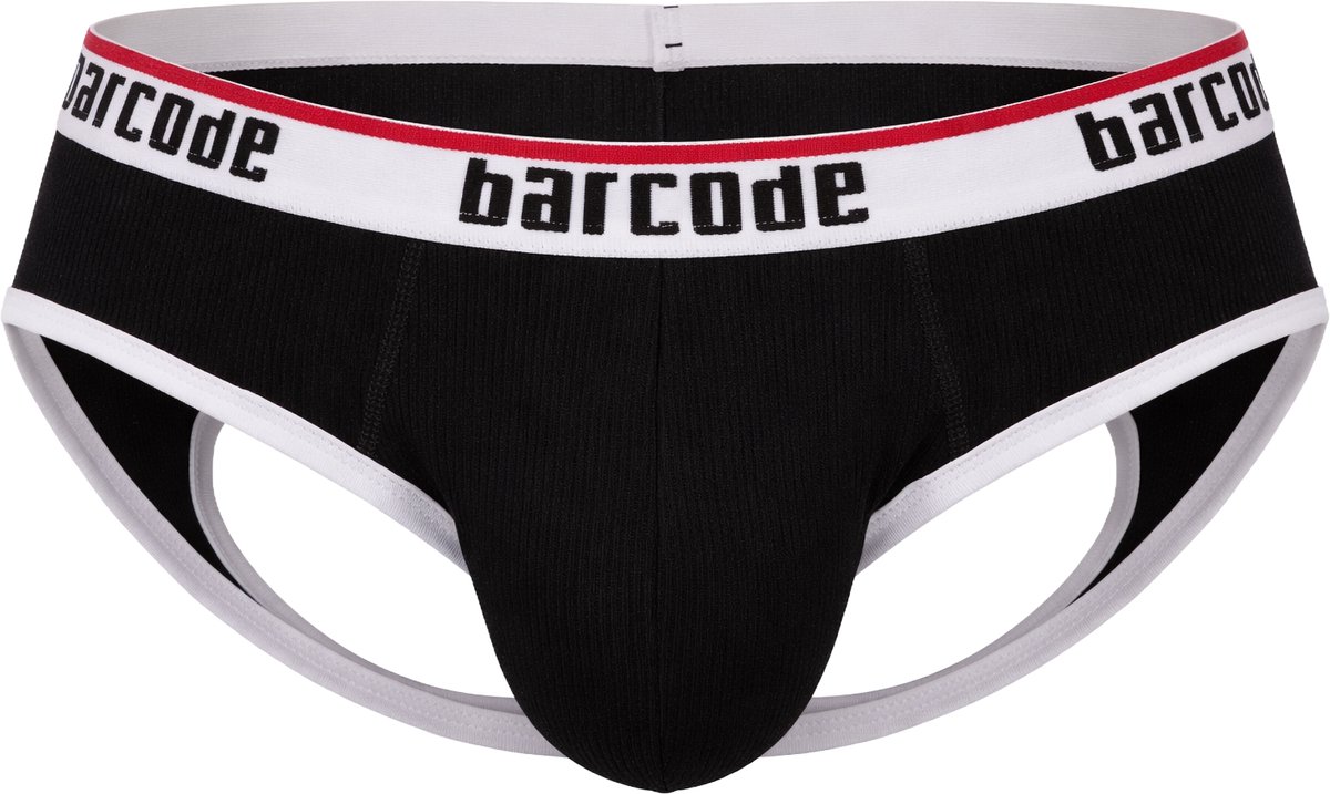 Barcode Berlin Maxime Backless Brief Black - MAAT M - Erotisch Heren Ondergoed - Slip voor Man - Sexy mannen Slip