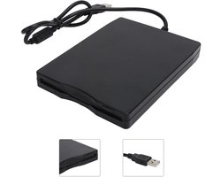 Oneay Externe draagbare USB-floppydrive, 1,44 MB FDD universeel type, geschikt voor laptops en desktops, 3,5 inch.