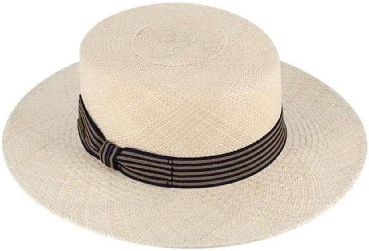Zomerhoed - Panama hoed - Bescherming tegen zon - Hoge UV-bescherming - 7.5 cm rand - Natuurlijk