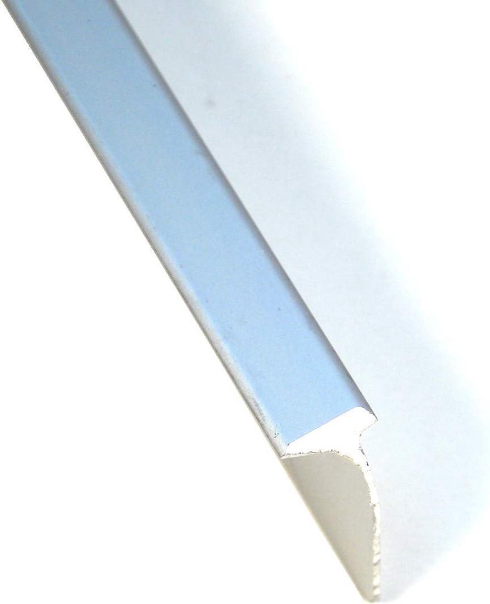 Hoekprofiel - Afdekstrip - Keukenafwerking - Dubbelzijdig effect - 60 cm - Aluminium