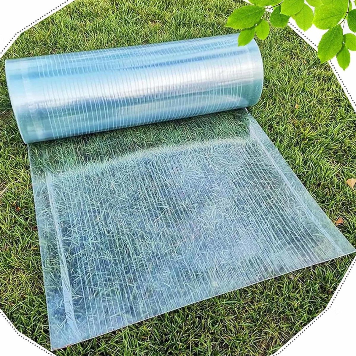 Polycarbonaat Dakplaat - Kaspanelen Kunststof - Bescherming Buitenruimte - Hoge Slagvastheid - 0.8mm Dik - Transparant