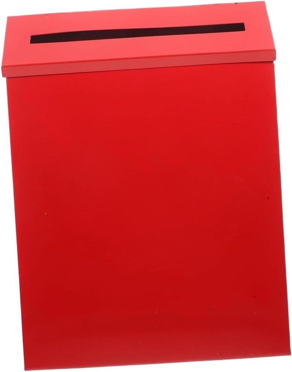 Muurbrievenbus - Wandbrievenbus - Post Opslag - Vintage Design - 29 x 22 x 6 cm - Rood