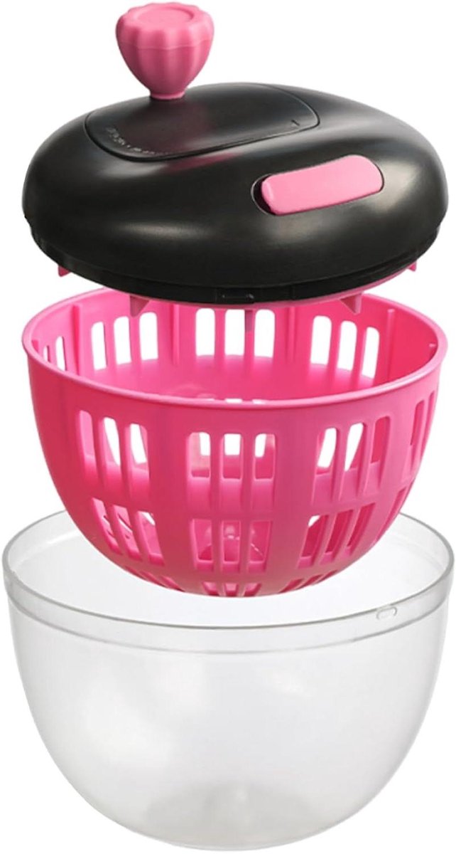 Salade Spinner - Groente Droger - Keuken Hulp - Grote Capaciteit - 5 Liter - Groen