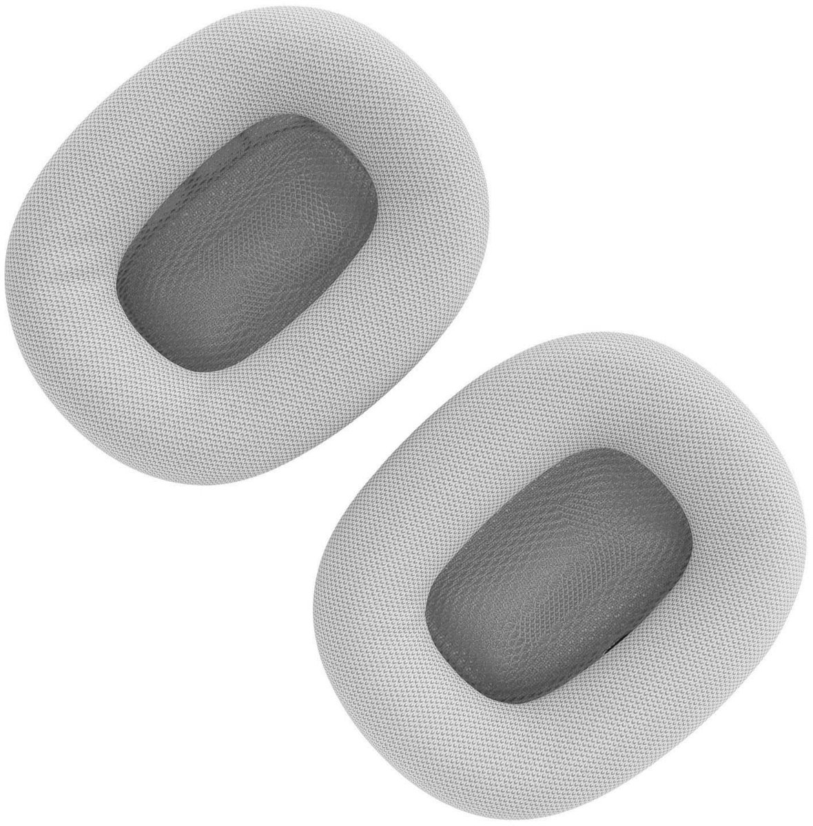 ONF3 - Vervangende Oorkussens - Zacht Memory Foam - Luxe Leer - Grijs - Comfortabel - Geschikt voor AirPods Max - Hoogwaardig