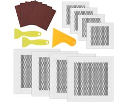 Golden crown - Drado Muur Reparatie Tool - Gipsplaat Patch Gereedschap - Eenvoudig in Gebruik - Oranje - Schrapers en Schuurpapier - Geschikt voor Muu