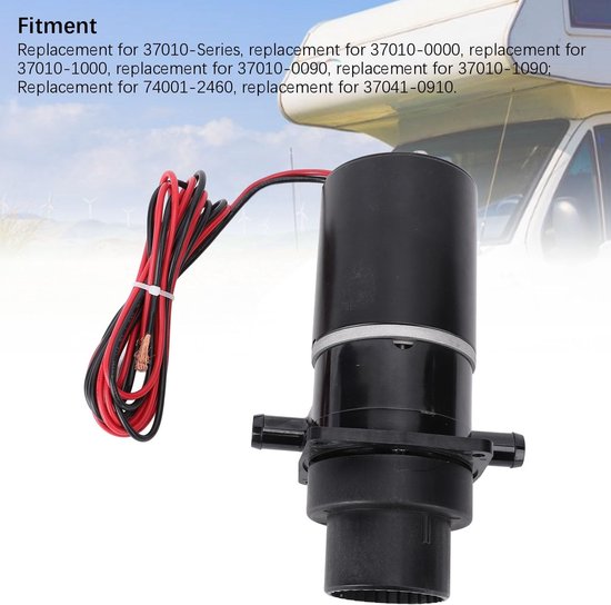 Allecto - Elektrische Toilet Macerator Pomp - 12V - Voor Marine en RV - Duurzaam - Compact - Hoge capaciteit - Eenvoudige installatie - Geschikt vo... van Merkloos — afbeelding 3