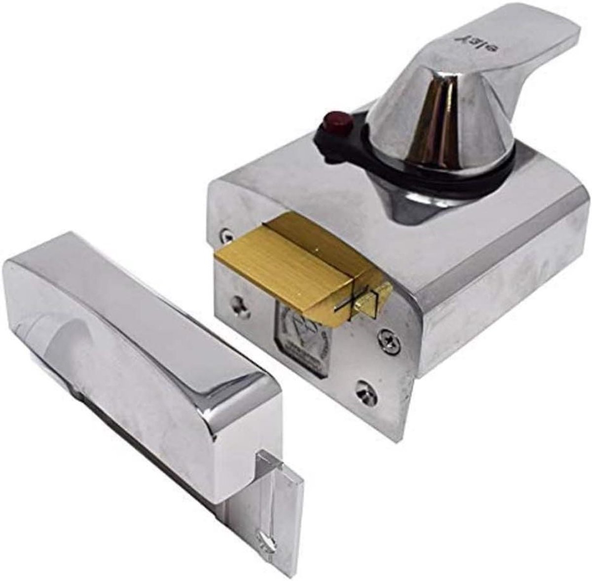 Nachtslot - Deurslot Grendel - Hoge Beveiliging - BS 8621 Goedgekeurd - 60 mm - Chroom