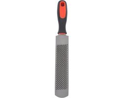 Hoefrasp Koolstofstaal - Paardenvijl - Hoefonderhoud Paard - Ergonomisch Flexibel Handvat - 8 Inch - Zwart