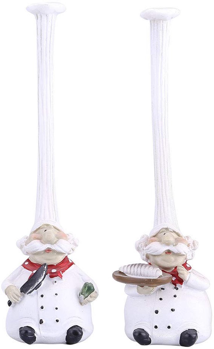Allecto - Zerodis Miniatuur Chef Beeldje - Elegante Decoratie voor Thuis en Restaurant