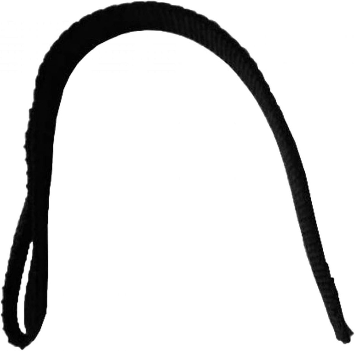 Lierhaak trekband - Trekband lier - Lading vastzetten - Duurzaam polyester - 26x2.5 cm - Zwart