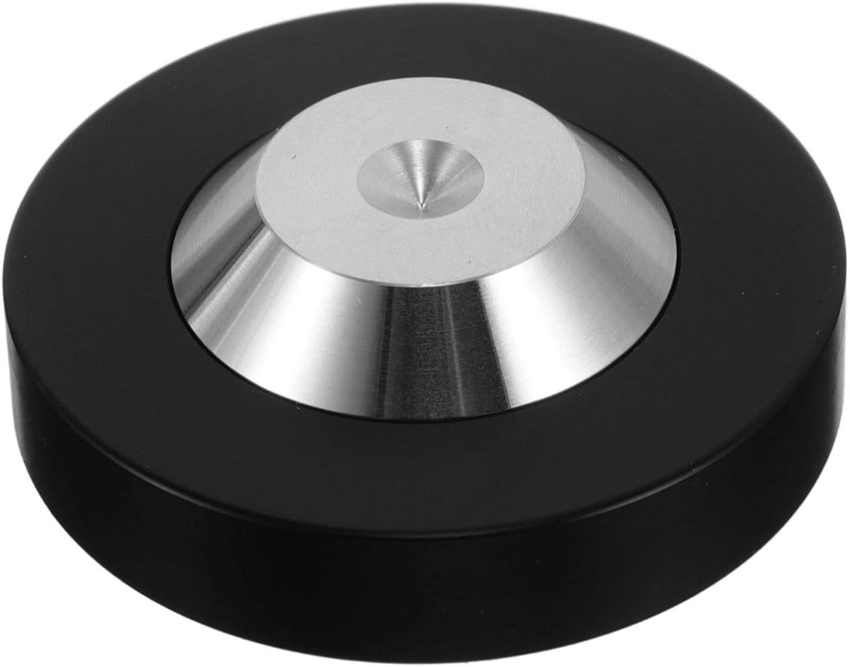 Luidspreker Isolatie Voetjes - Antivibratie Pads - Audio Verbetering - Roestvrij Staal Constructie - 3.9 x 3.9 cm - Zwart