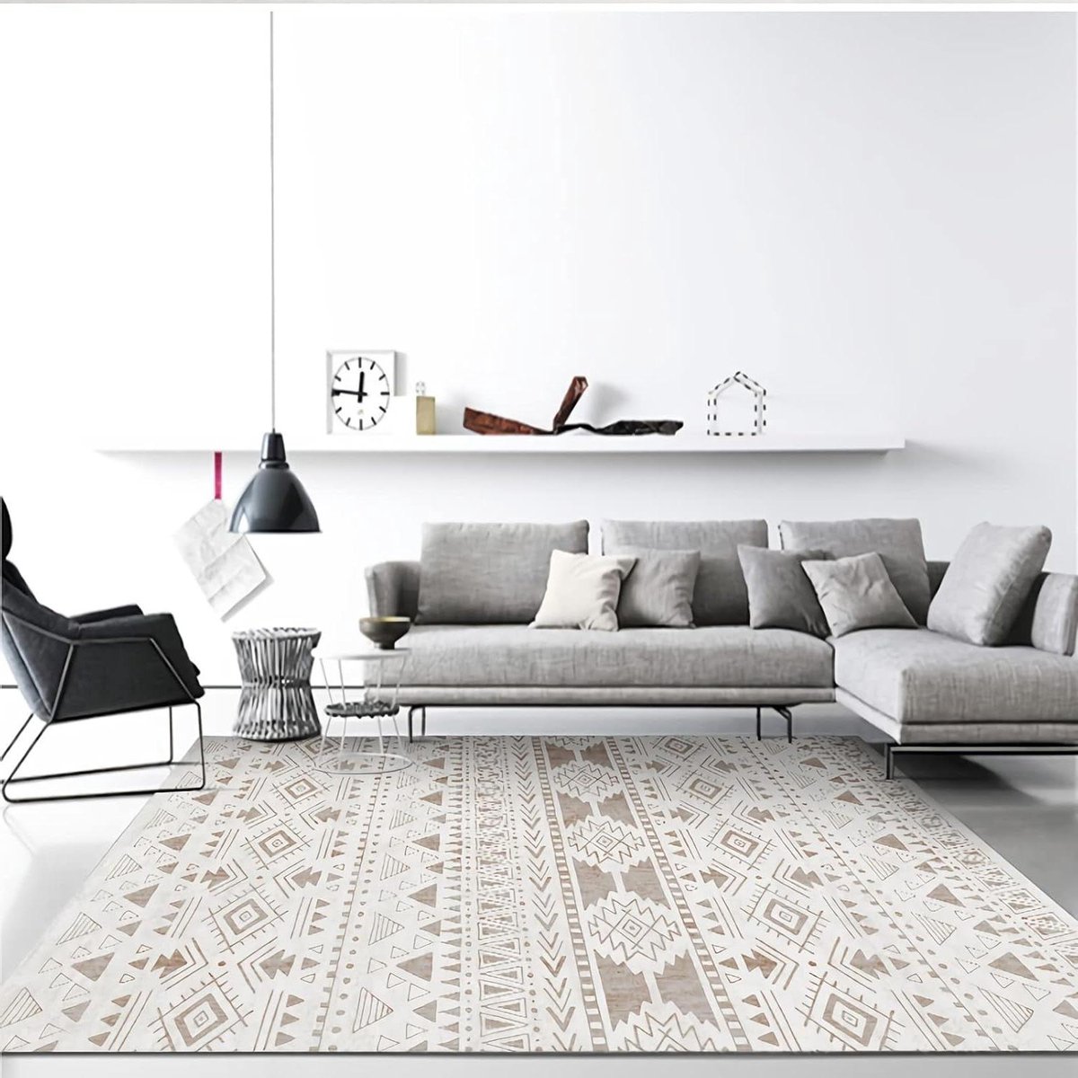 Woonkamer Tapijt - Zachte Vloerbedekking - Decoratie en Comfort - Wasbaar Antislip Ontwerp