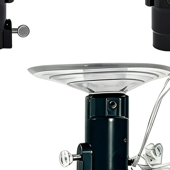 Lampenwisselaar Telescoopstok - Verlengstok Lampen - Lampen Vervangen - Antislip Verstelbare Klem - 370 cm Bereik - Grijs — afbeelding 3