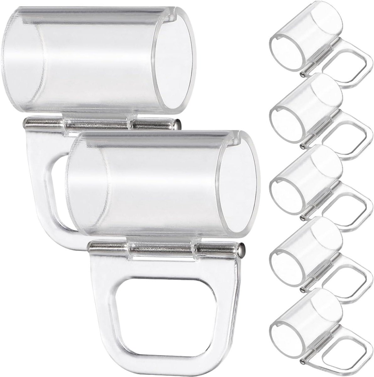 Jaloezie Grepen - Gordijn Clips - Raambekleding Monteren - Precisie Ontwerp - 7 Stuks - Tr