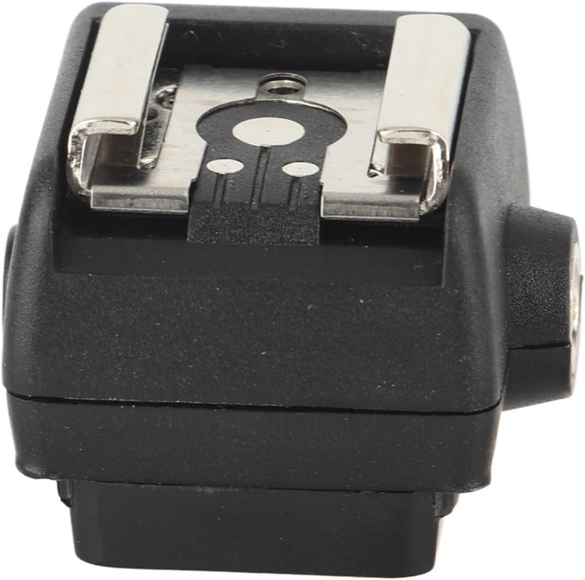 Flitschoen Adapter - Camera Accessoire - Foto Belichting - Goede Geleiding - 3x3x3 cm - Zwart