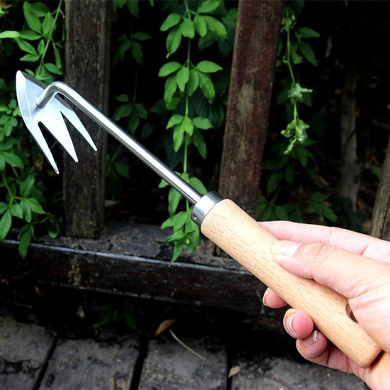 Onkruidverwijderaar met M-vormige klauw, onkruidverwijderaar, onkruidgereedschap, paardenbloemtrekker, onkruidverwijderaar voor de tuin, tuingereedschap met harde, stevige klauwen — afbeelding 4