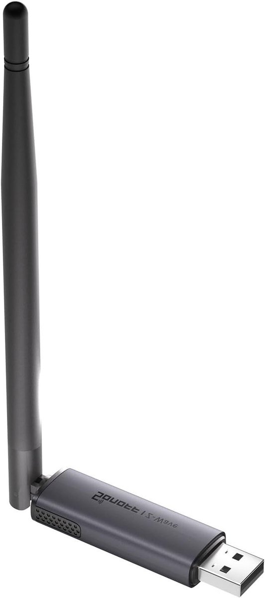 Z-Wave USB Adapter - Smarthome Controller - Apparaten Verbinden - Z-Wave 800 Serie - 2dBi Antenne - Zwart