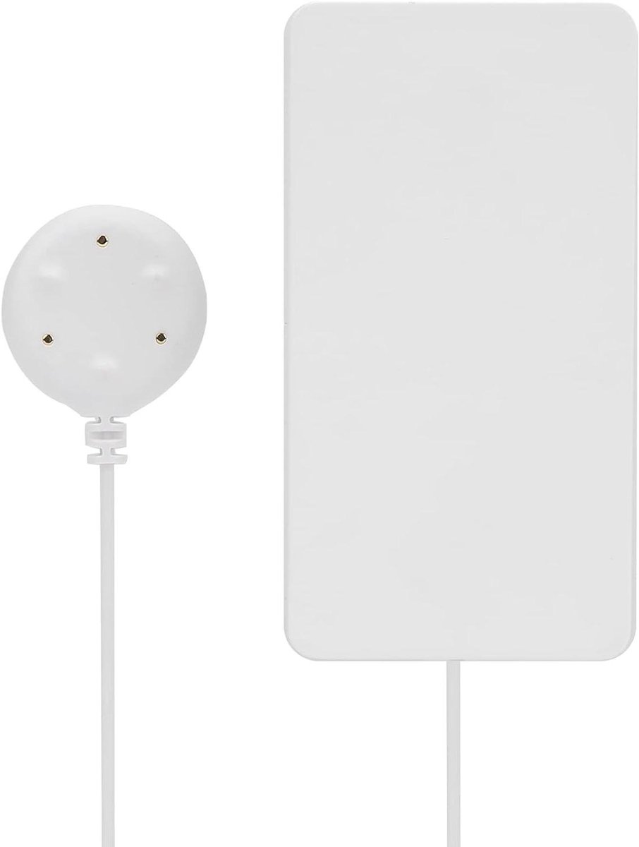 Waterlekdetector - Overstromingssensor - Huisbeveiliging - App meldingen - 10 x 9 x 3 cm - Wit