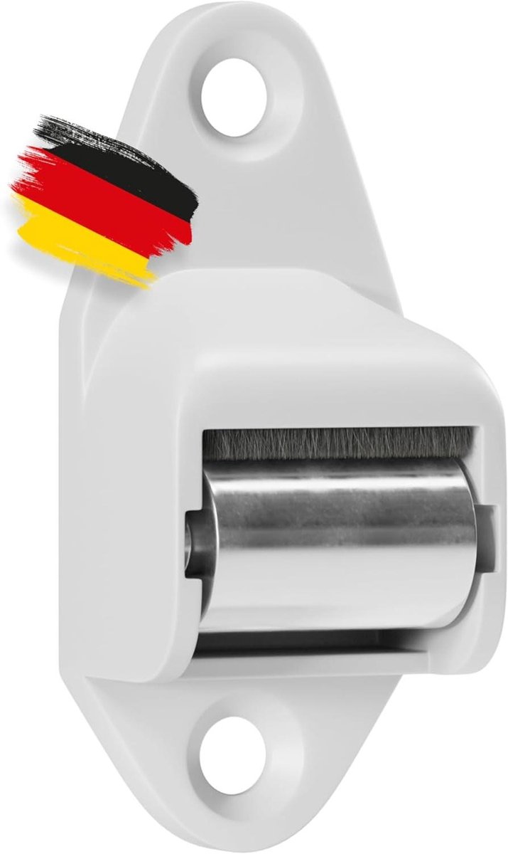 Rolluik Gurtgeleider - Band Doorvoer - Rolluik Reparatie - Met Borstelafdichting - 14mm Bandbreedte - Wit