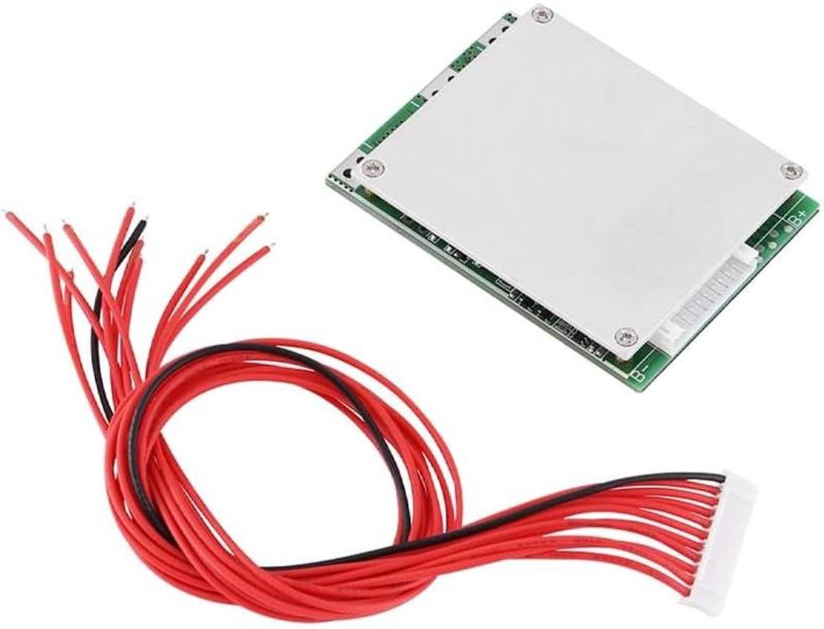 Batterij Beschermingskaart - Li-ion BMS - Batterij Beheer - Geavanceerd Balanssysteem - 35A 10S - Groen