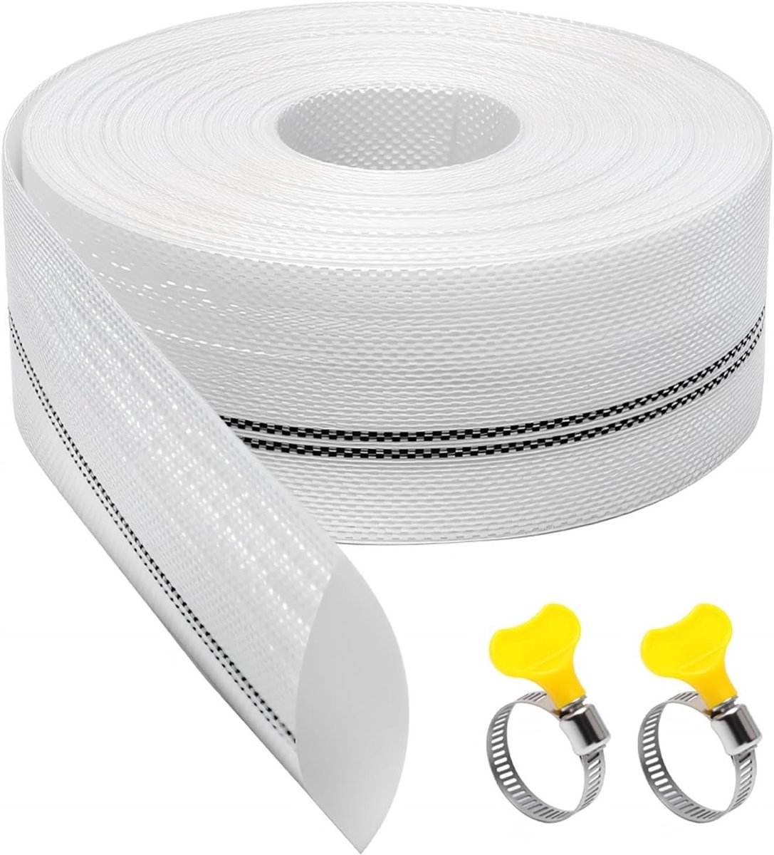 Flexibele Afvoerslang 10m x 1,2 Inch - Ideaal voor Tuinirrigatie, Vijvers en Waterpompen