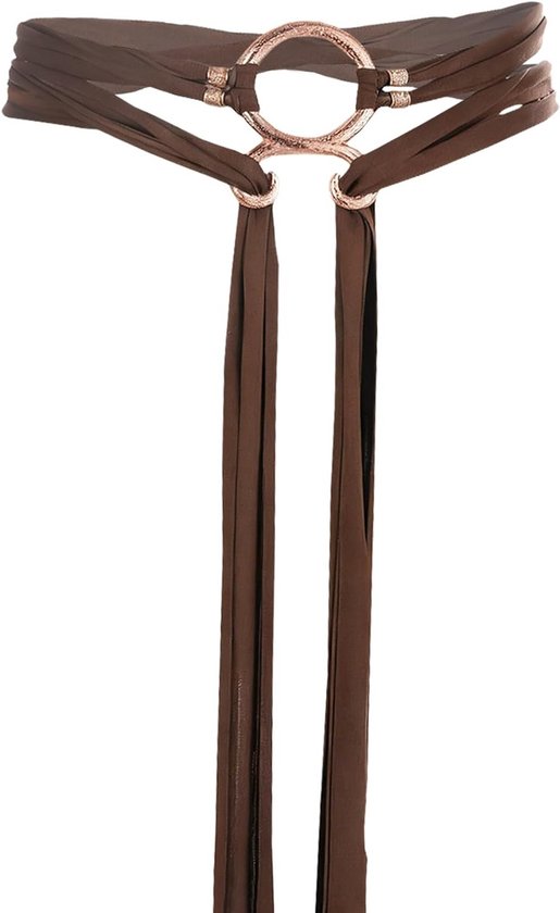 Verstelbare Middeleeuwse Riem voor Vrouwen - Renaissance, Viking en Piraten Accessoires voor Cosplay en Halloween, 103 cm Lang