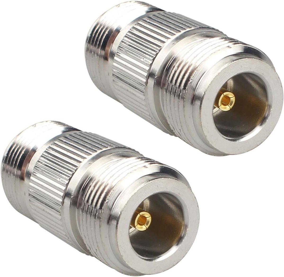 ONF3 - Vrouw naar Vrouw Connector - Dubbele Vrouwelijke Barrel RF Coax Kabel Adapter - Walkie Talkie Wi-Fi Radio Antenne Verlengkabel - Telefoon...