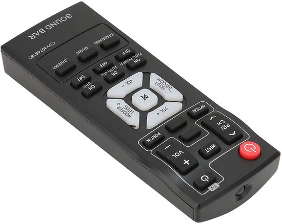 Solidchoice - Dailygoody - Soundbar Afstandsbediening - Vervangend - Zwart - Geschikt voor COV30748164 COV30748128 NB2540 NB2540D S24A1-W S24A1W COV30748160 - Ideaa van Solidchoice — afbeelding 4