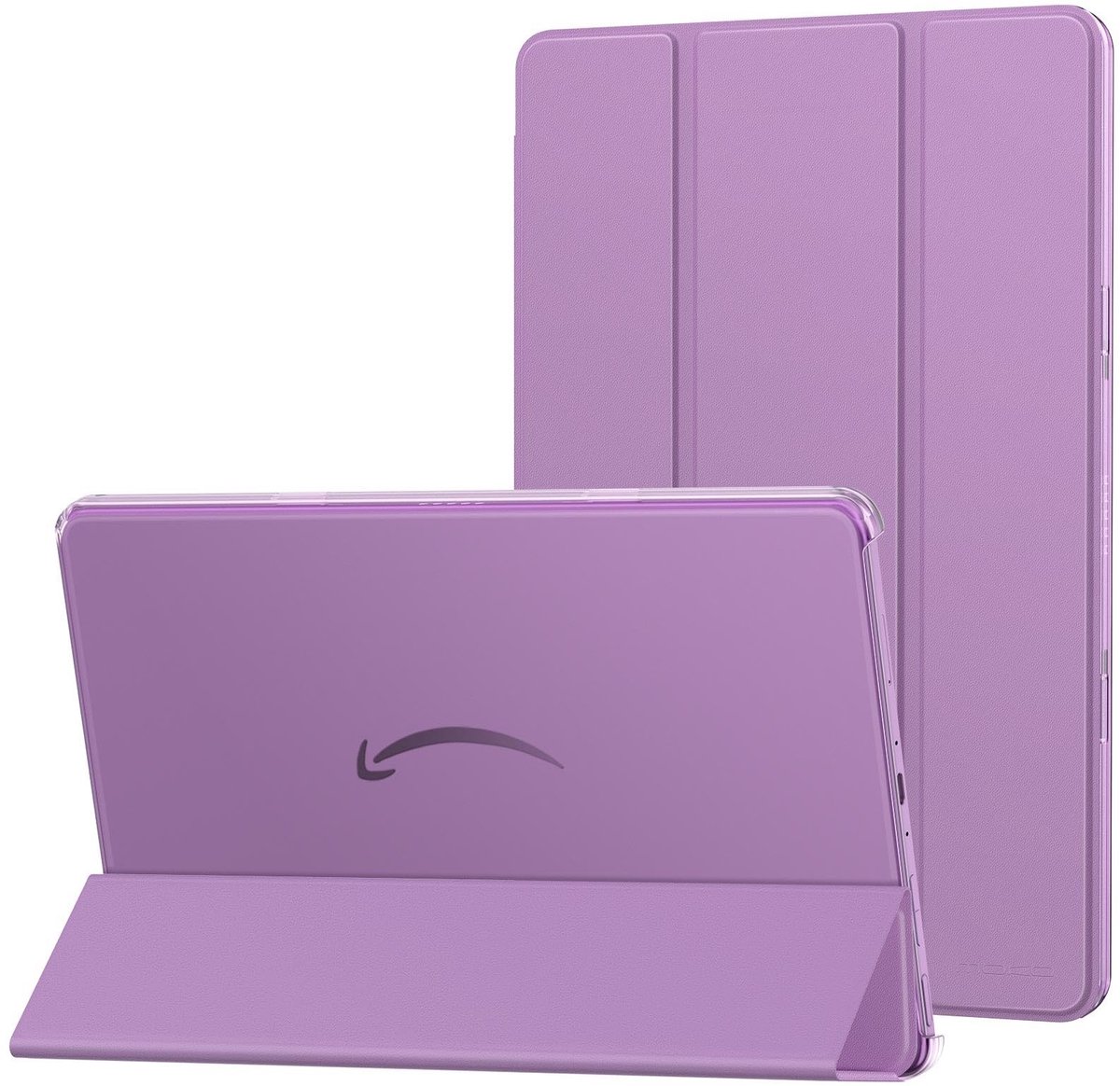 SPHProducts - MoKo Case - Amazon Fire Max 11 Tablet - Slim PU Leather Trifold Stand Cover - Paars - Frosted Hard Back Shell - Geschikt voor Kindle Fire...