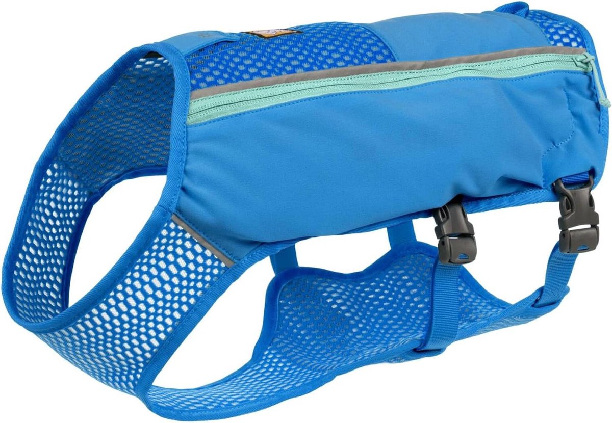 Hondenvest Hydratatie - Hondenrugzak - Outdoor Activiteiten - Inclusief 2 Zachte Kolven - Large/X-Large - Blauw
