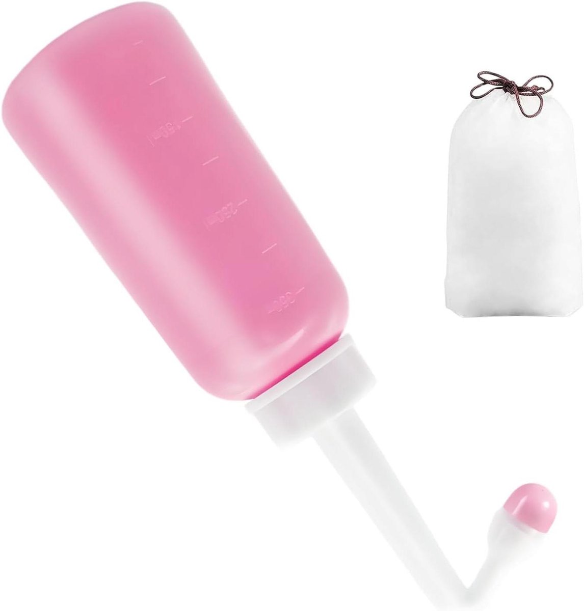 Mobiel Bidet - Intieme Douche - Persoonlijke Hygiëne - Omgekeerd Ontwerp - 350 ml - Wit