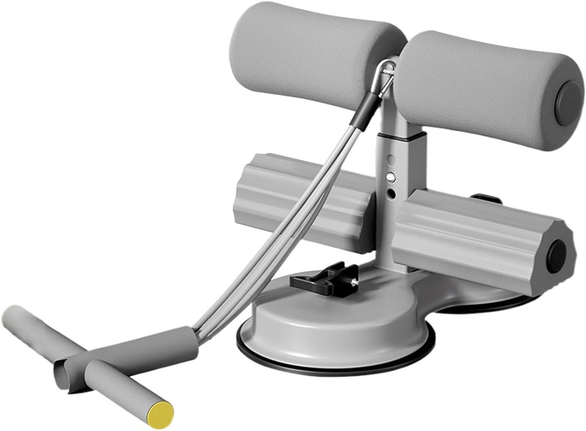 Core Trainer - Buikspier Trainer - Thuis Fitness - Zuignap Stabiliteit - 27 cm - Grijs