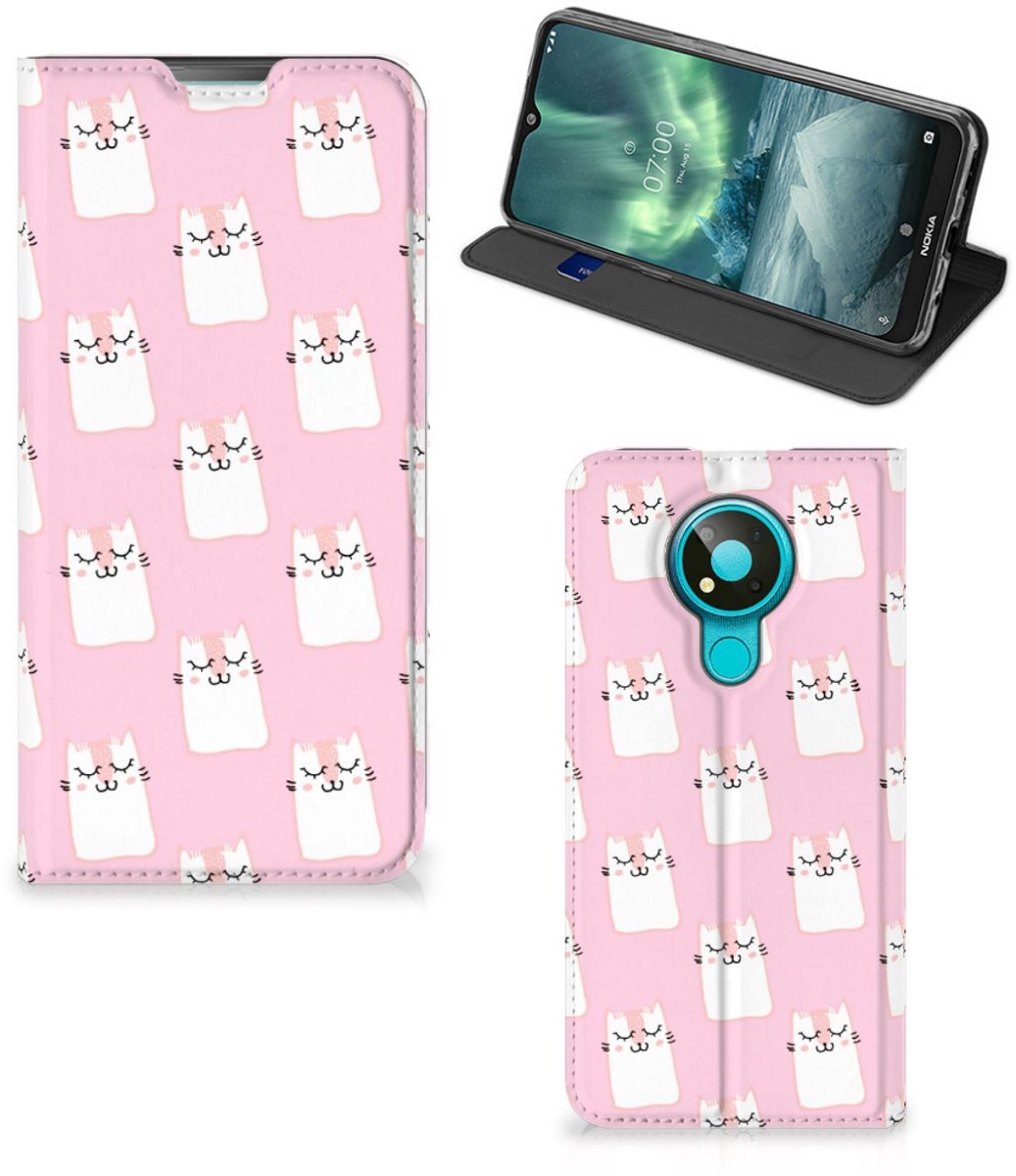 Nokia 3.4 Hoesje maken Sleeping Cats