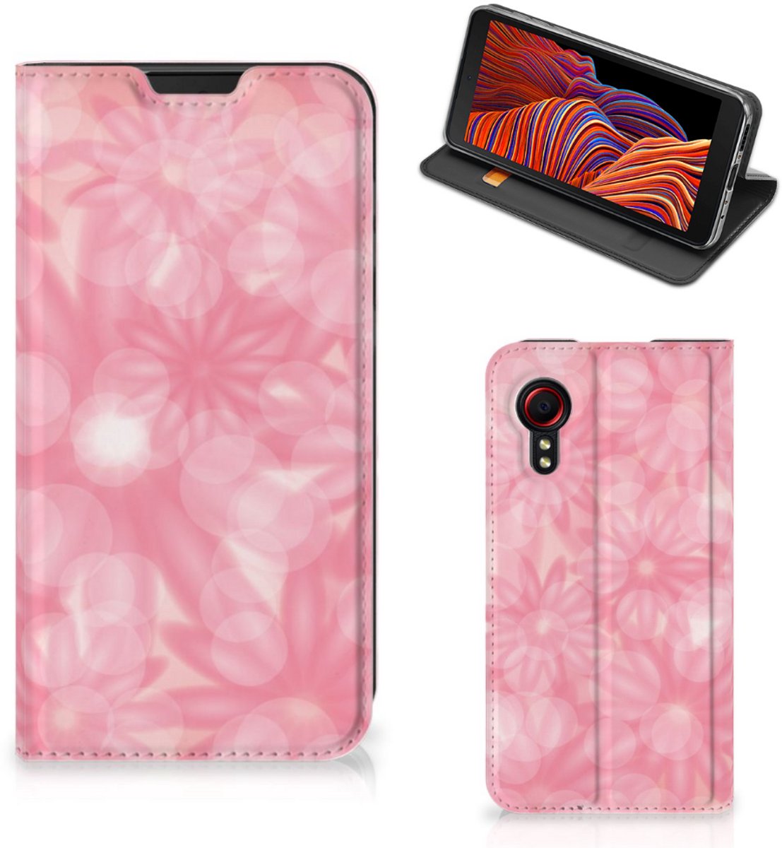 Samsung Galaxy Xcover 5 Smart Cover Spring Flowers