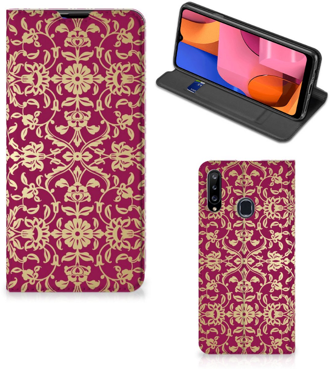 Telefoon Hoesje Samsung Galaxy A20s Barok Pink