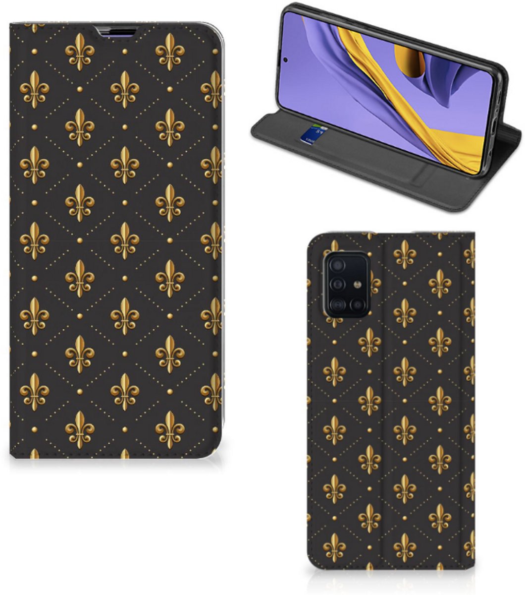 Samsung Galaxy A51 Hoesje met Magneet Franse Lelie